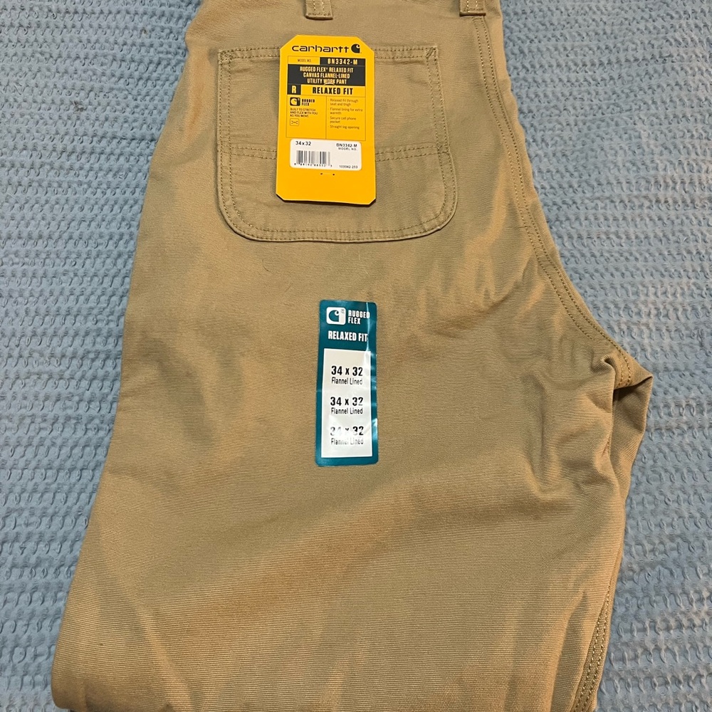 Carhartt Men's Relaxed Fit Khaki Chinos
